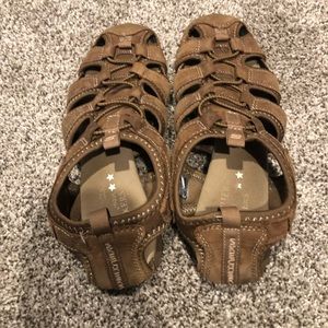 Skechers Women’s Walk/Hike Leather Sandals sz 7.5